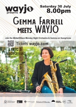 WAYJO presents Gemma Farrell poster